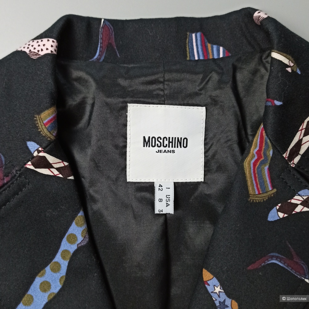 Жакет с принтом Moschino 44р