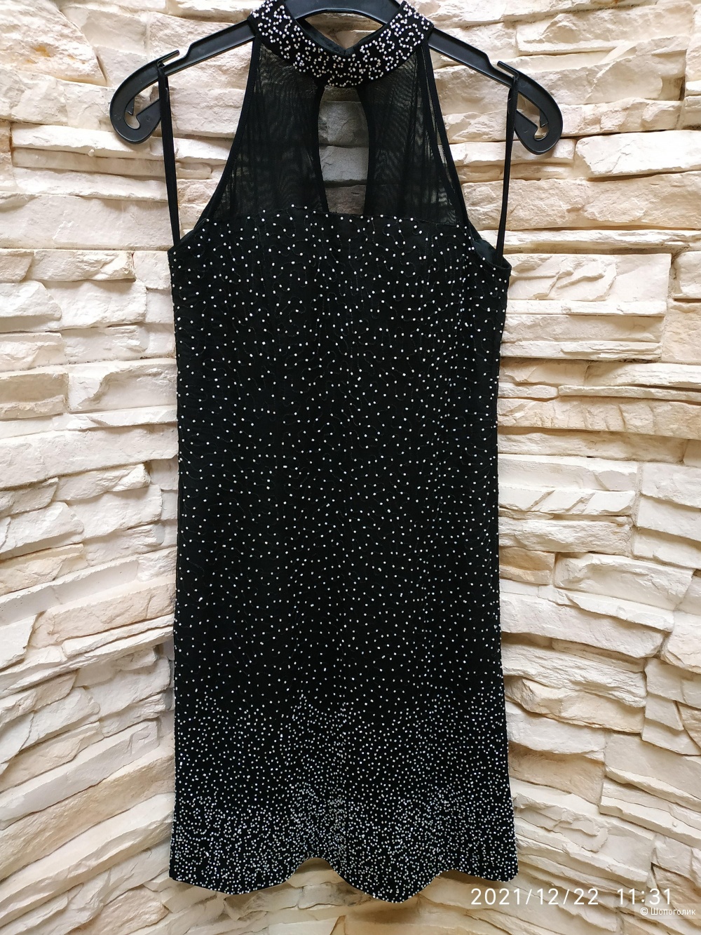Коктейльное черное платье,  р. 42- 44-46