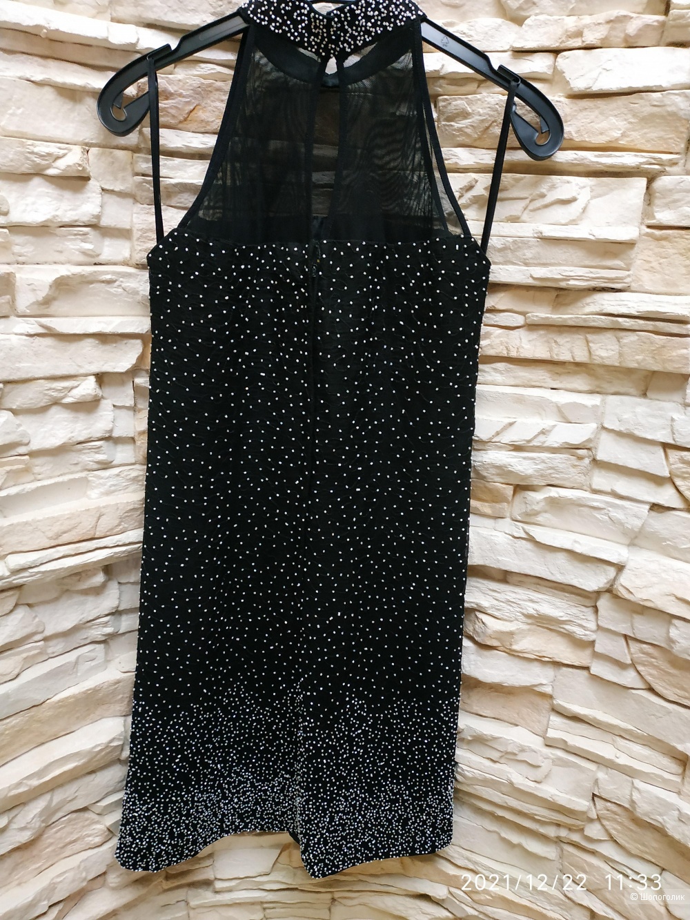 Коктейльное черное платье,  р. 42- 44-46