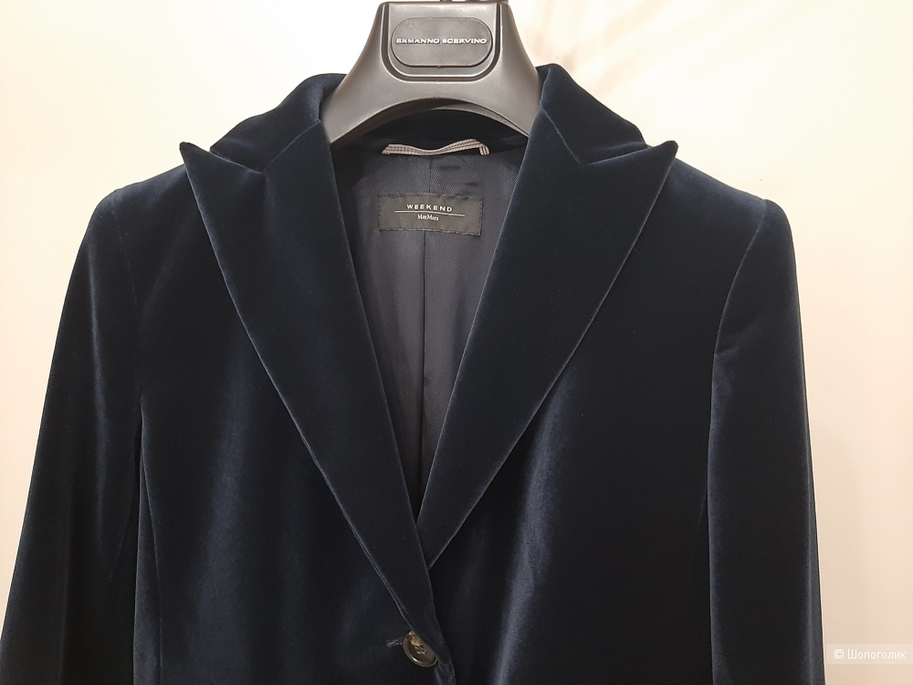 Бархатный пиджак Weekend Max Mara, размер S