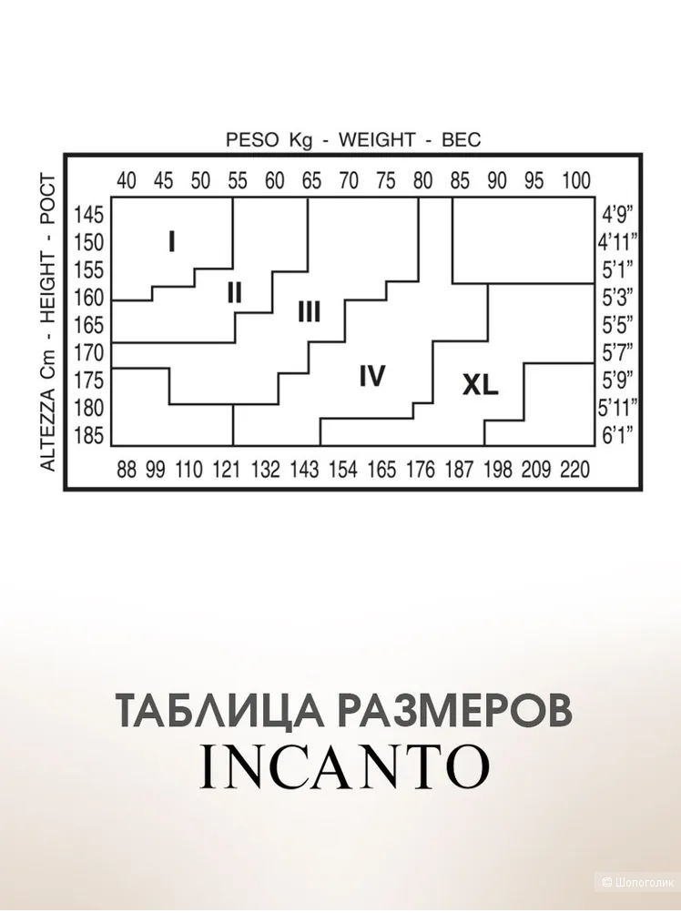 Колготки INCANTO Model Up 40, 5 разм