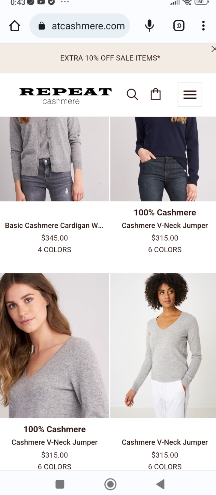 Кашемировый джемпер REPEAT CASHMERE, размер S-M