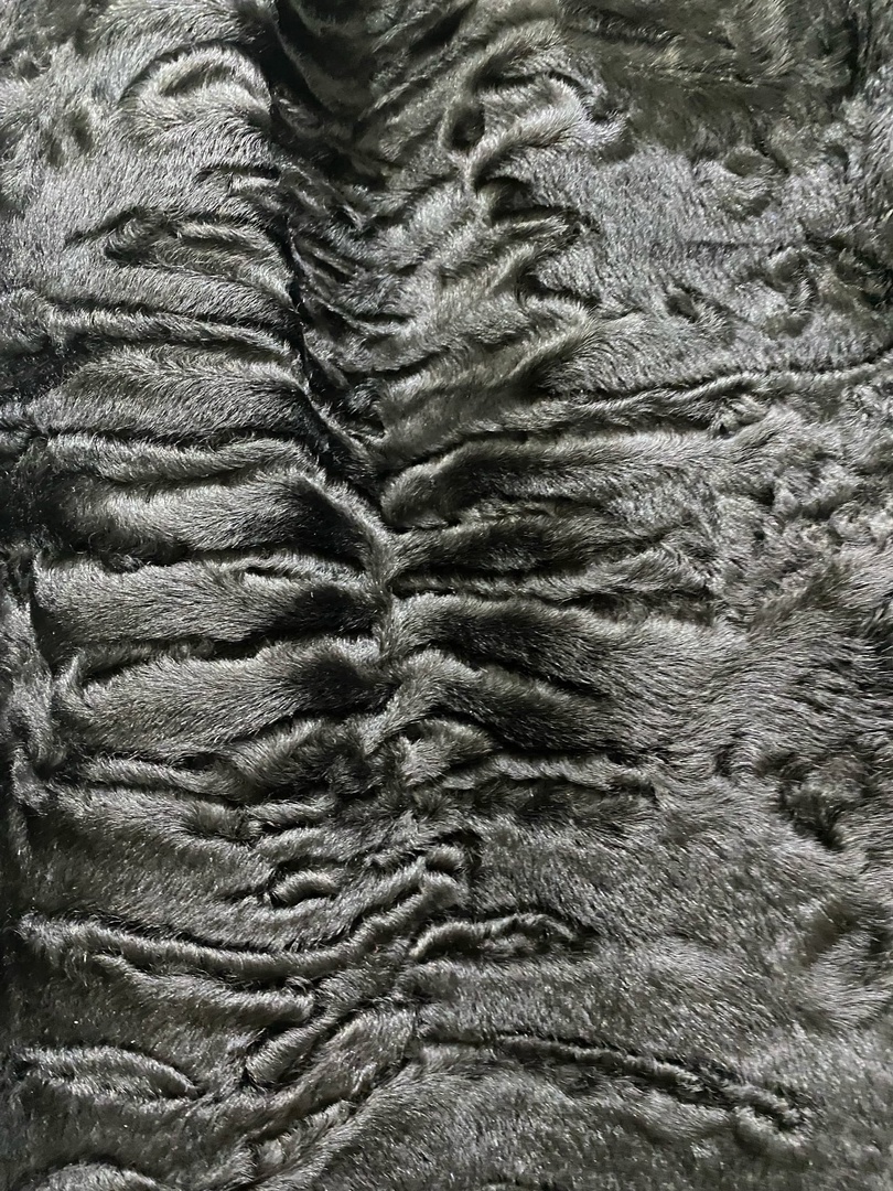 Меховое полупальто, шуба Swakara, размер 44-46
