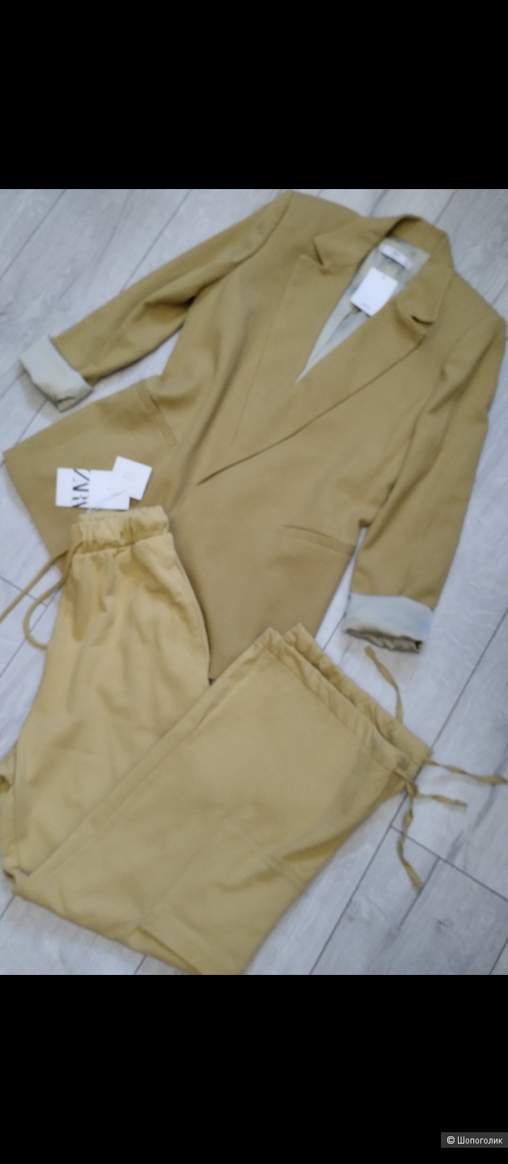 Льняной пиджак mango, размер S