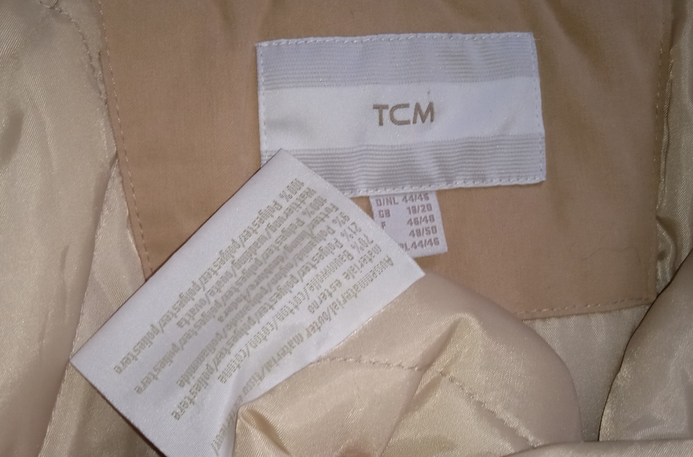 Пальто куртка "TCM" на 52-56
