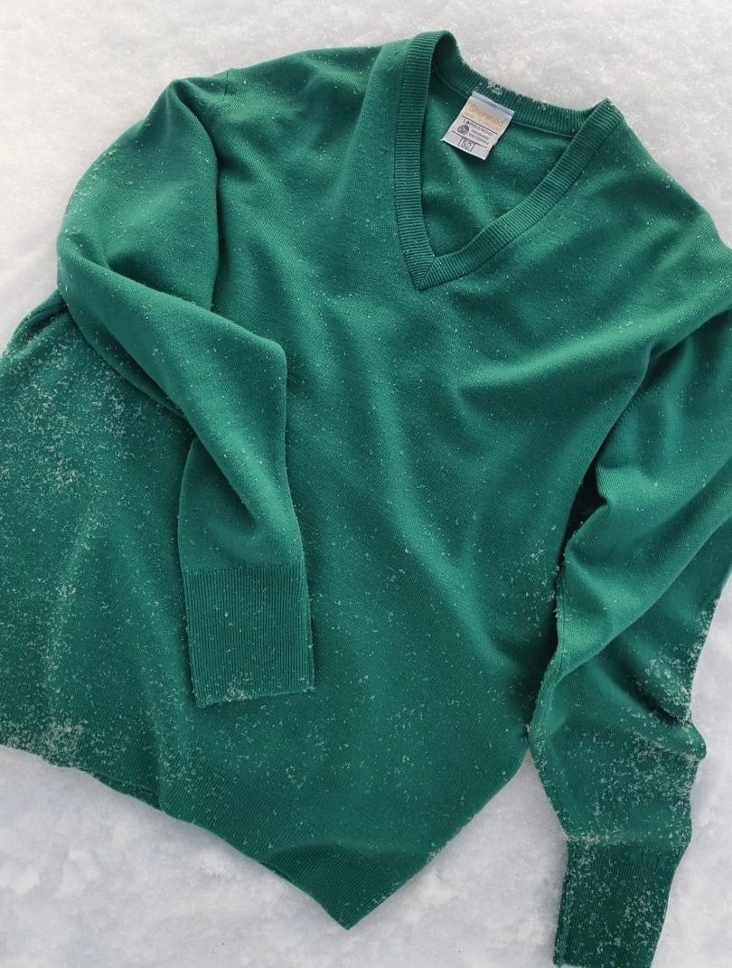 Шерстяной пуловер Sherwood размер 52