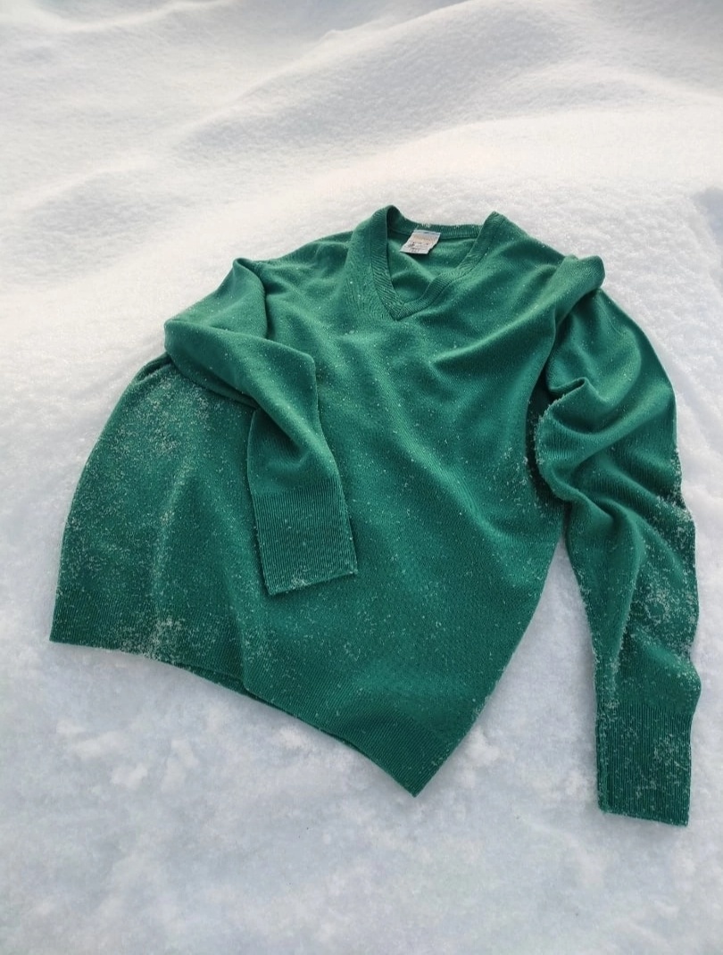 Шерстяной пуловер Sherwood размер 52