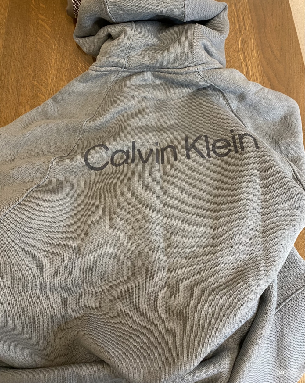 Мужское худи на флисе от Calvin Klein, размер xl