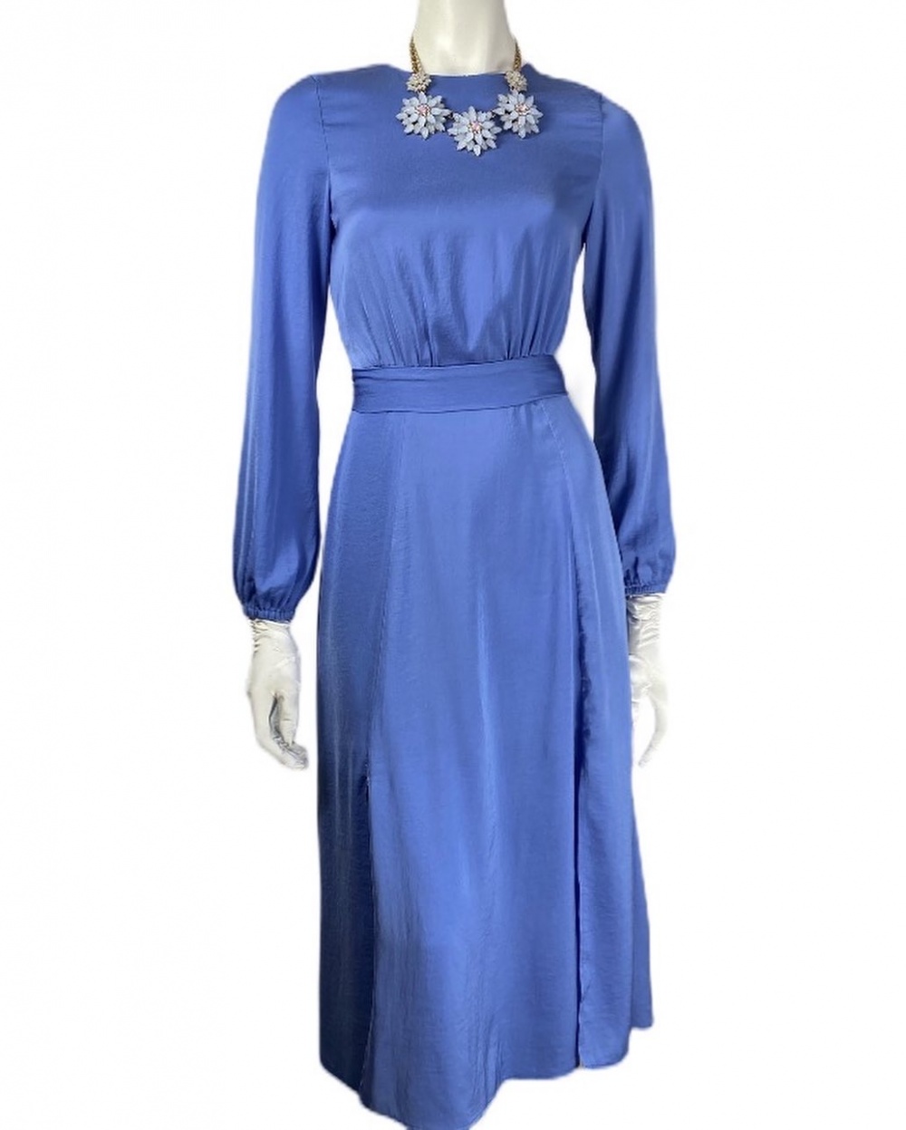 Сатиновое платье HM 36
