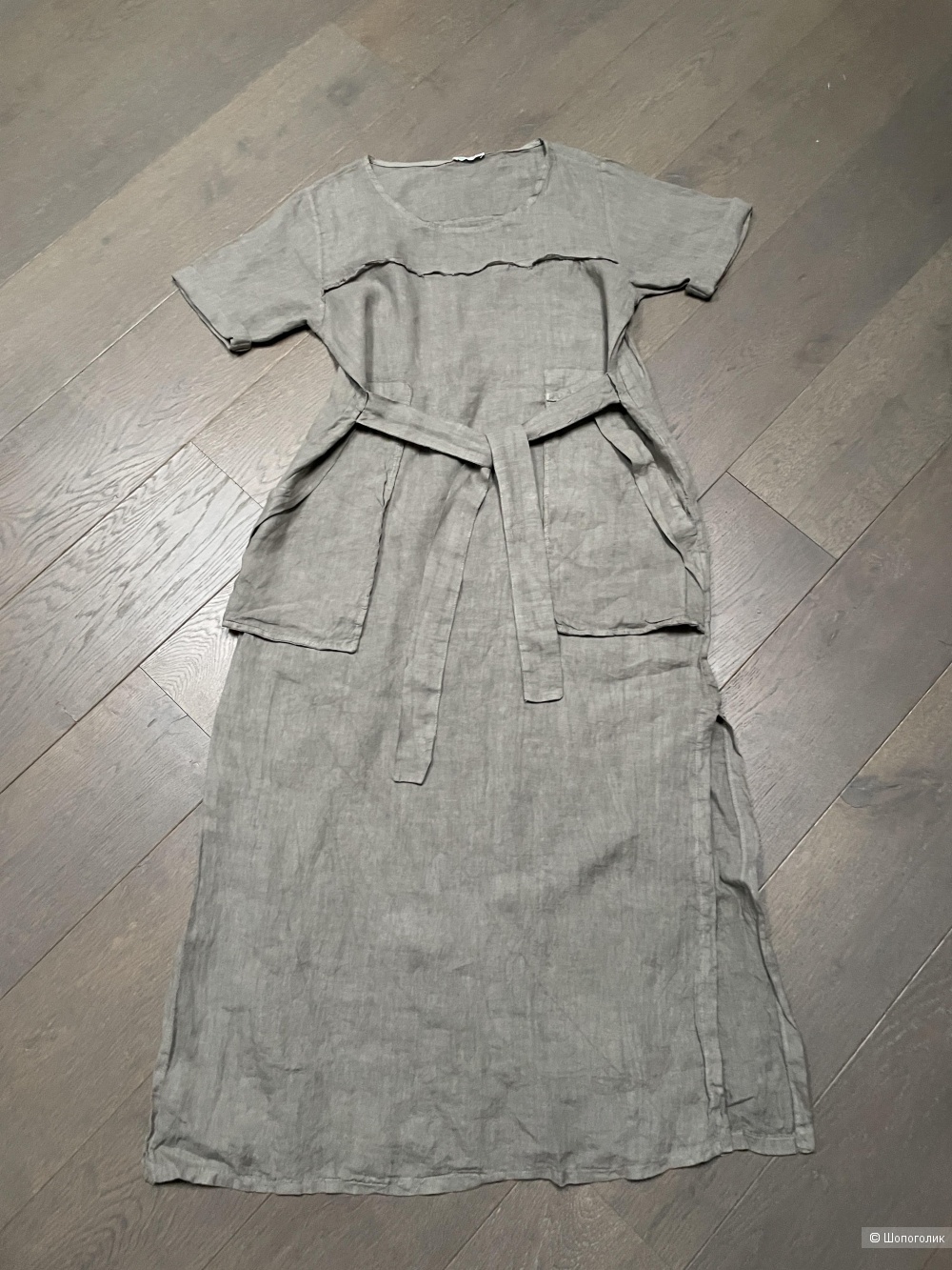 Платье лен бохо шик Taupe Italy Lino, 44-52