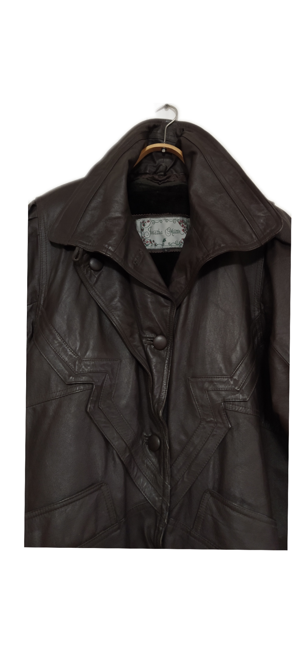 Кожаная куртка на меху, Jonathan Maurn, L, XL