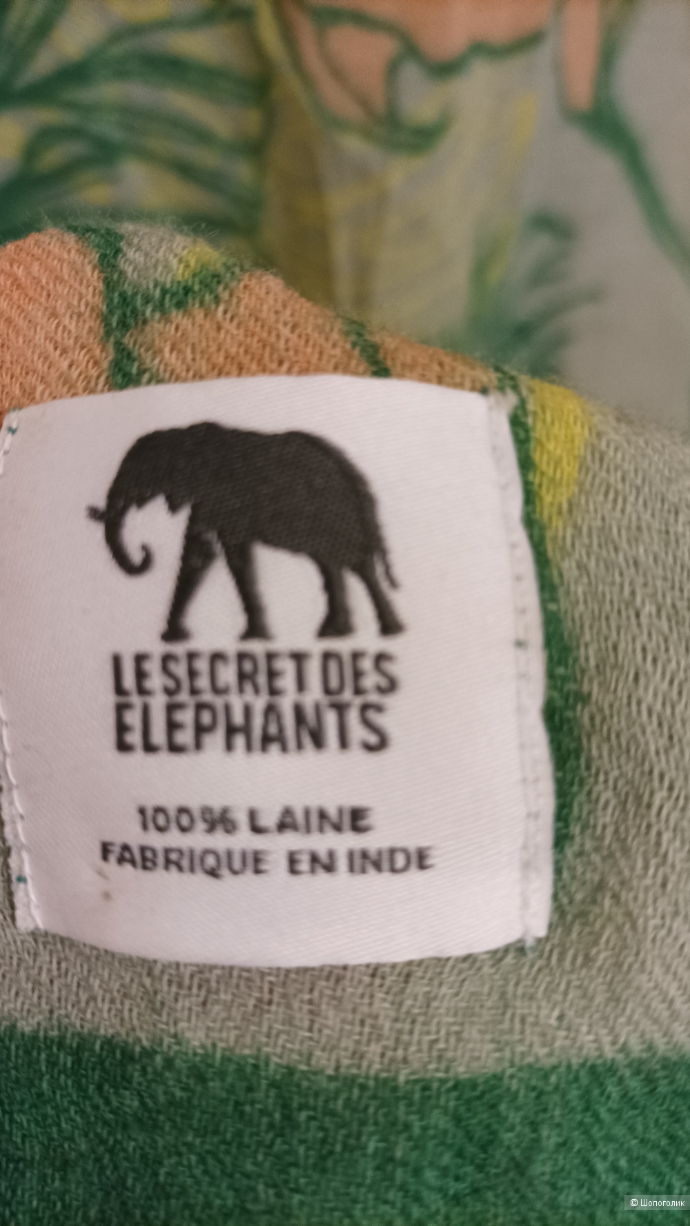 Палантин le secret des elephants , 65х180 см