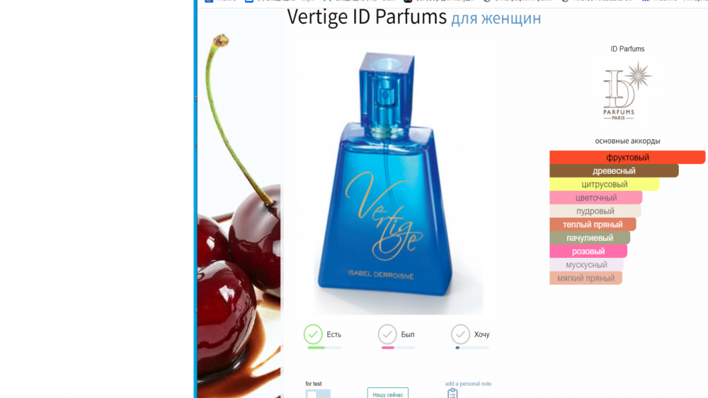 ПВ Вертиж ID Parfums,50 мл