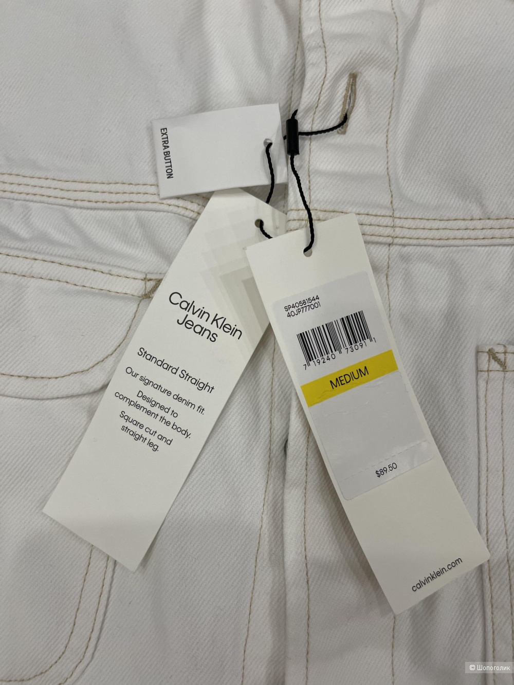 Джинсовая куртка рубашка Calvin Klein 52-54