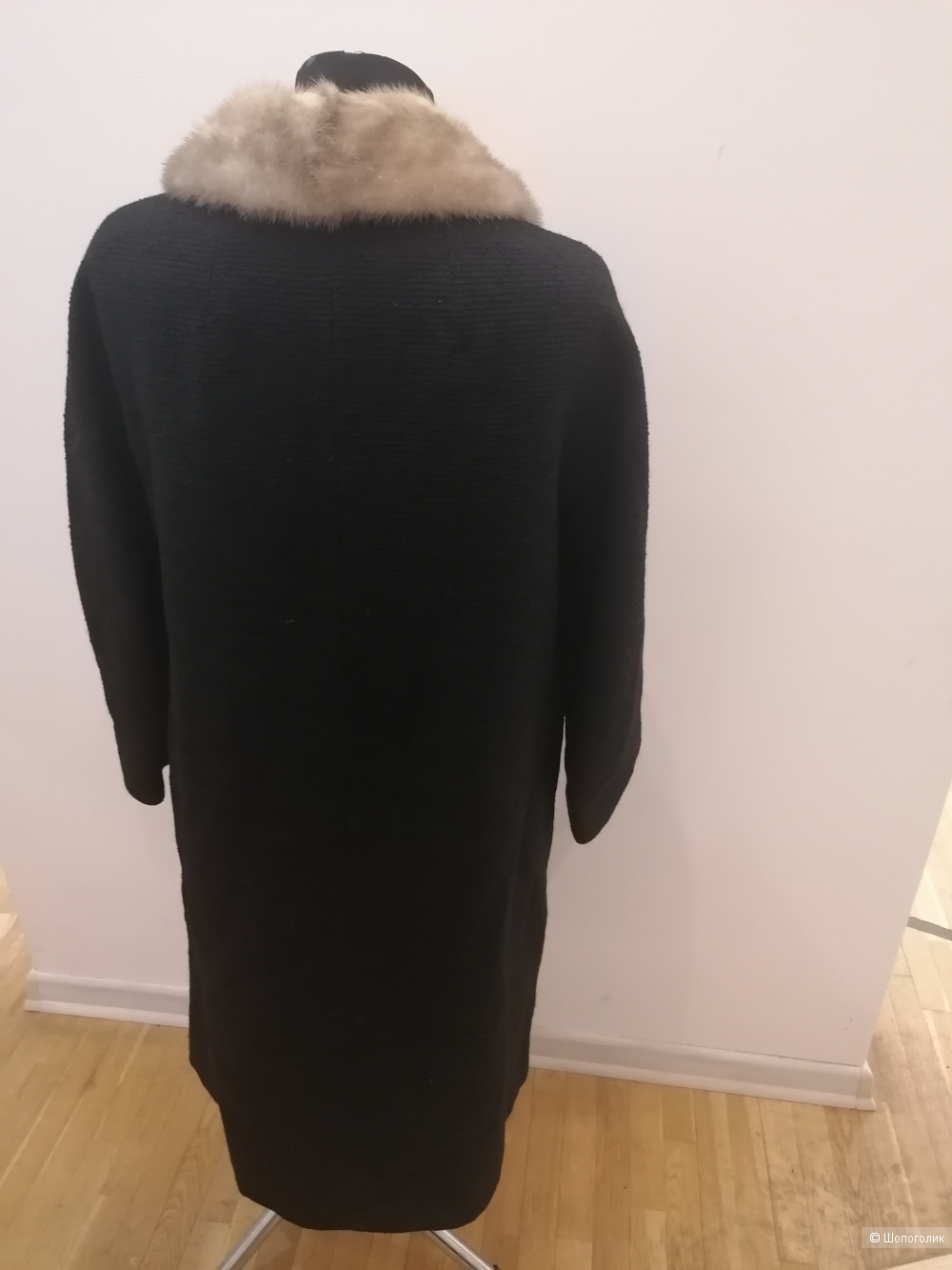 Пальто шерсть и мех норки Maddox размер 46-48
