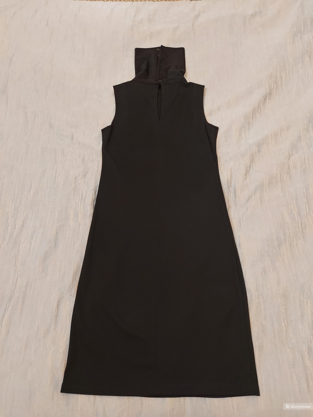 Платье черное TJ collection 44 размер, 44 IT