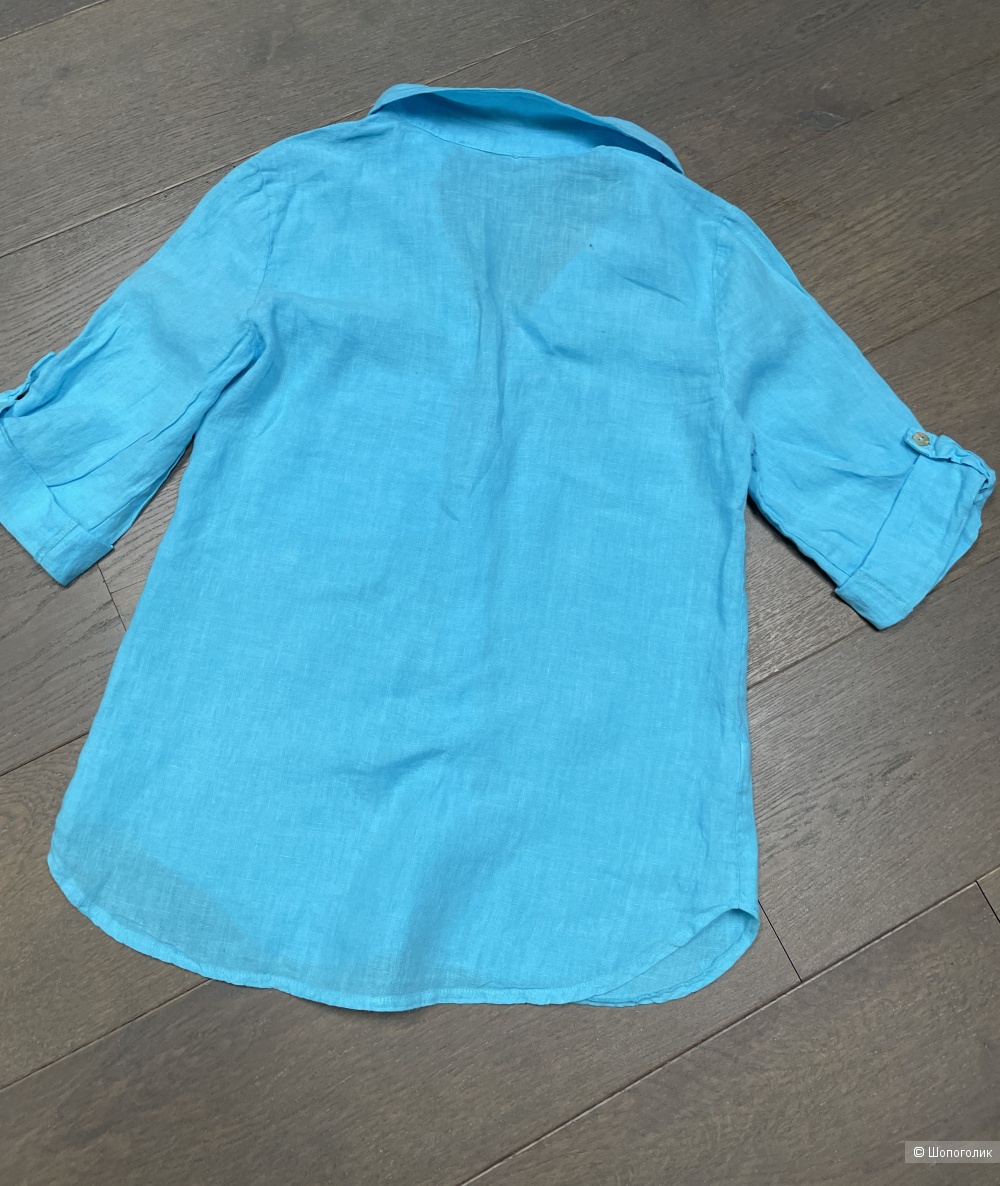 Костюм/комплект рубашка/брюки кюлоты Linen Italy, 42-48