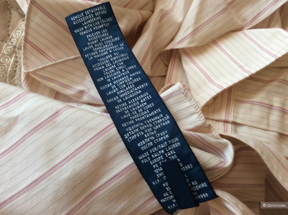 Рубашка RALPH LAUREN, размер росс 42-44, белая