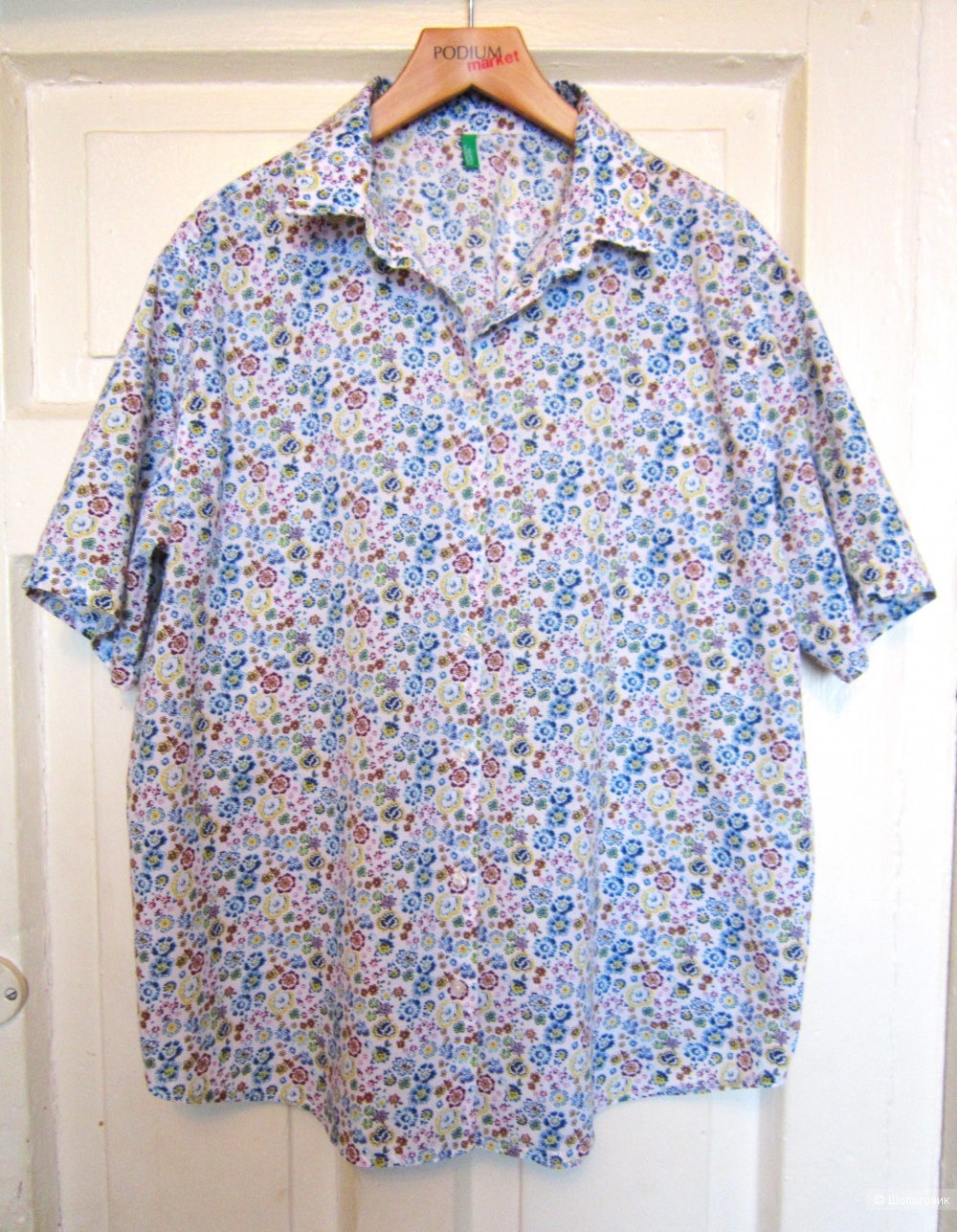 Блуза/ рубашка, United Colors of Benetton, 52/58 размер, XXL.