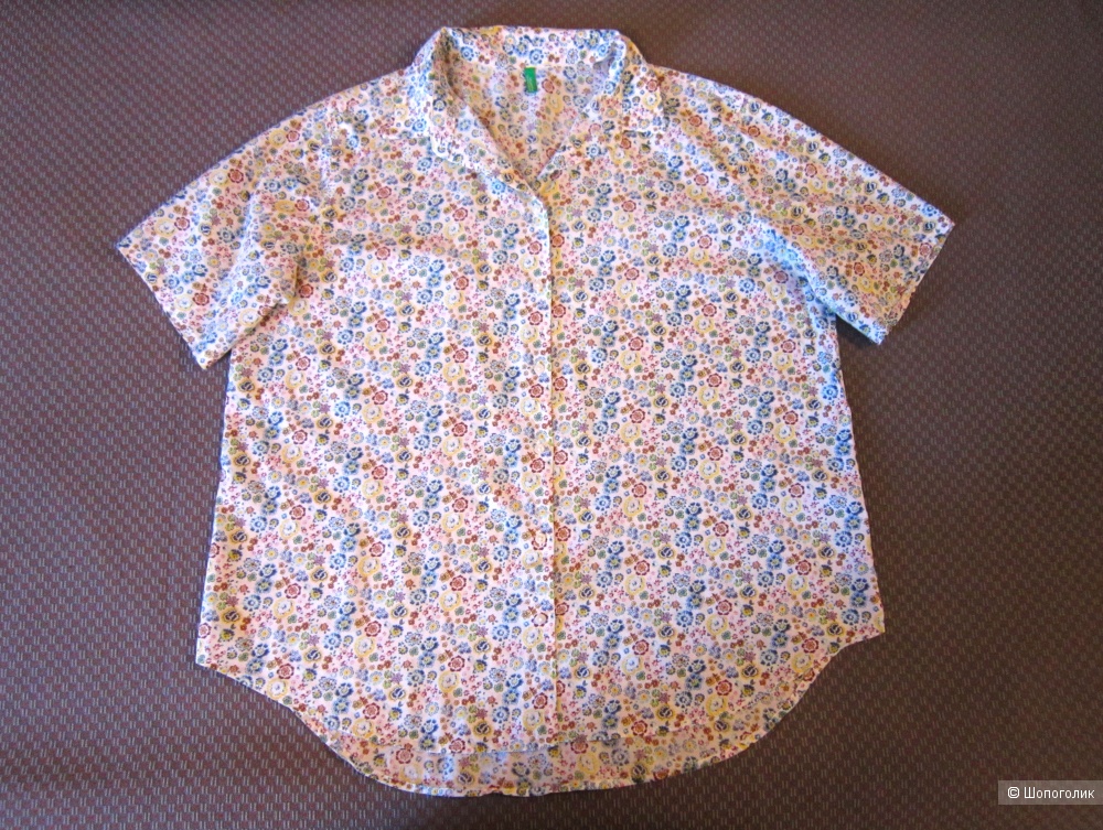 Блуза/ рубашка, United Colors of Benetton, 52/58 размер, XXL.