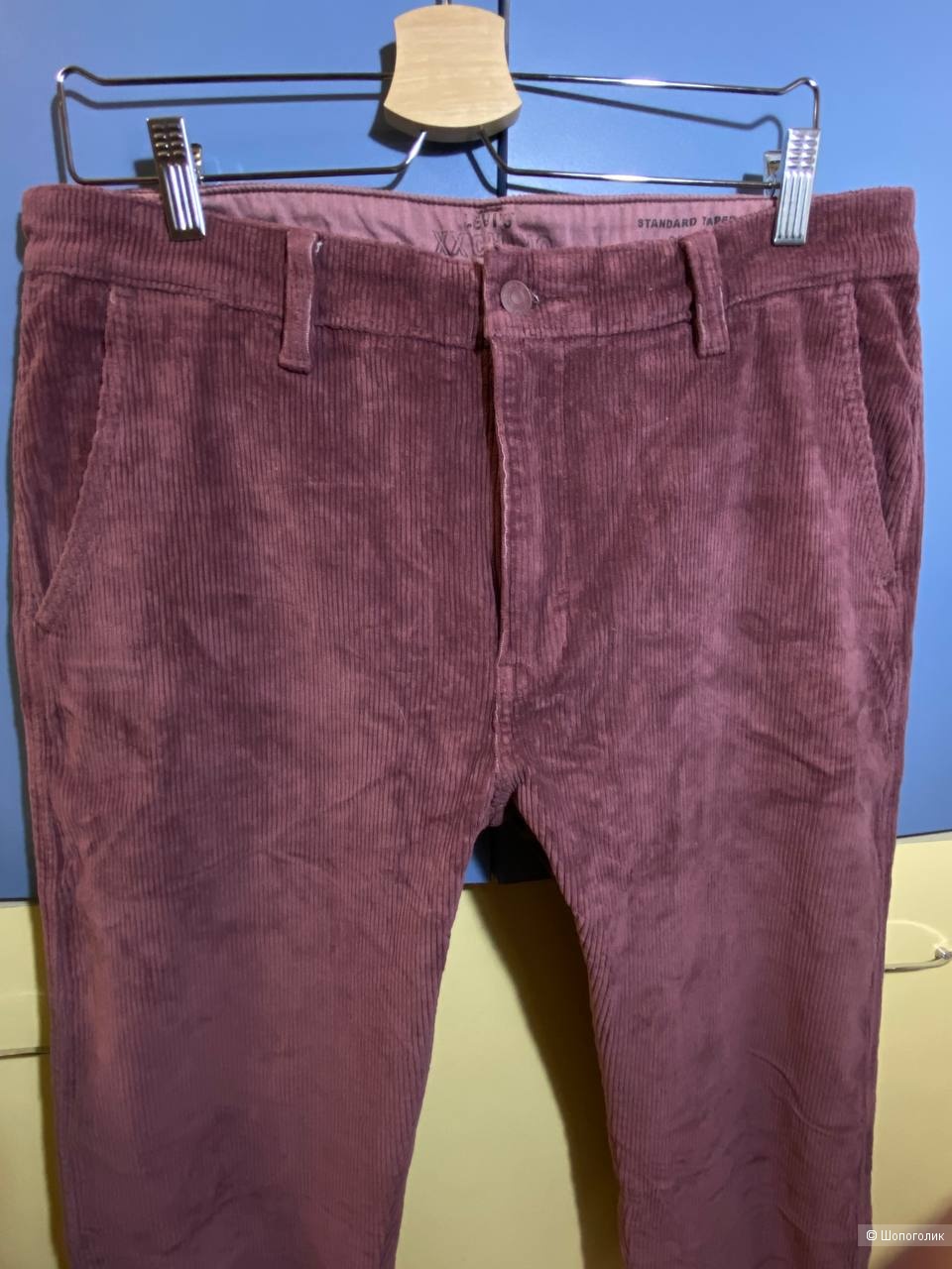Вельветовые брюки LEVI’S, размер 48-50 (W 33, L 32)