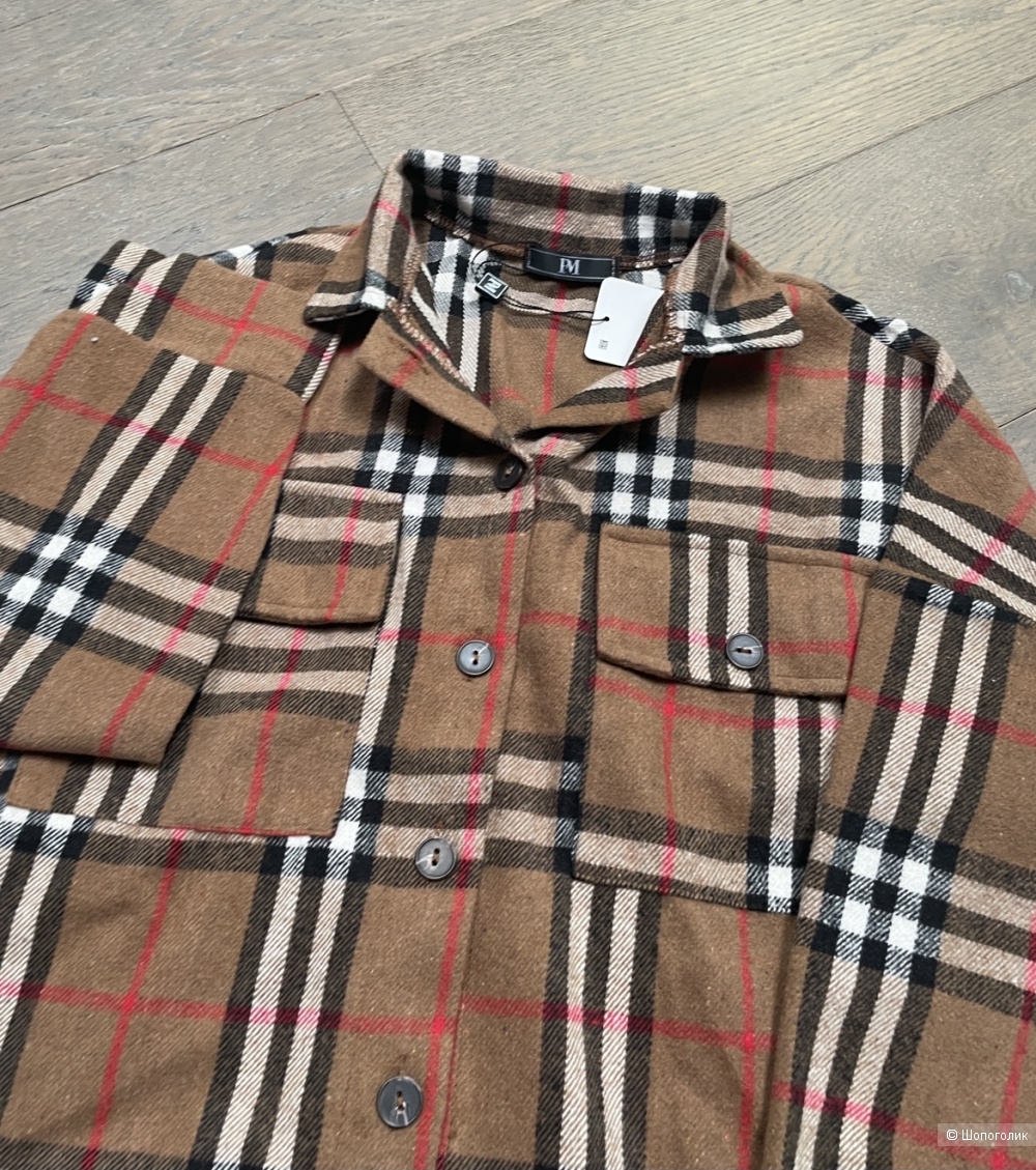 Сет рубашка и шарф под burberry, one size