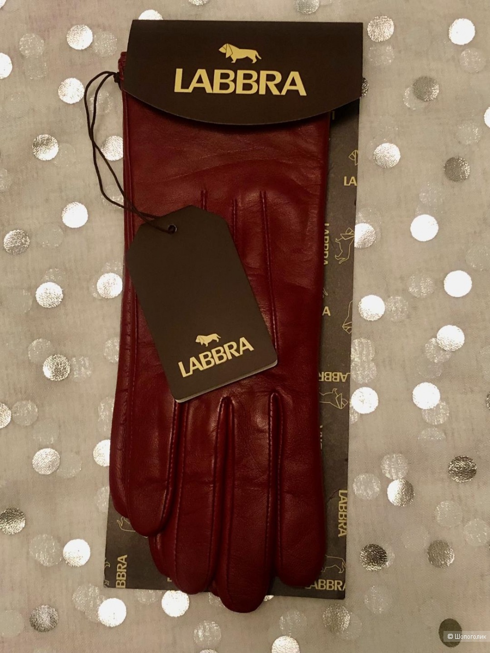 Gretta Перчатки женские Lb-4607 Red размер 7,5