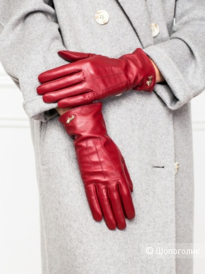 Gretta Перчатки женские Lb-4607 Red размер 7,5