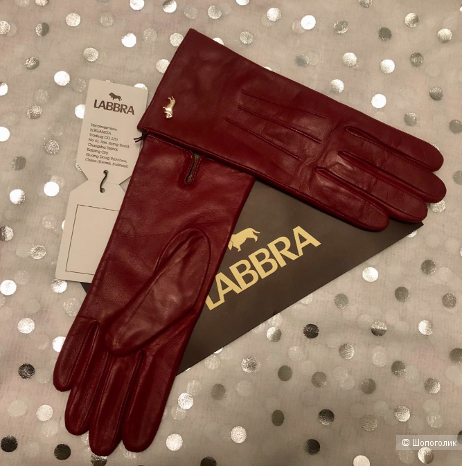 Gretta Перчатки женские Lb-4607 Red размер 7,5