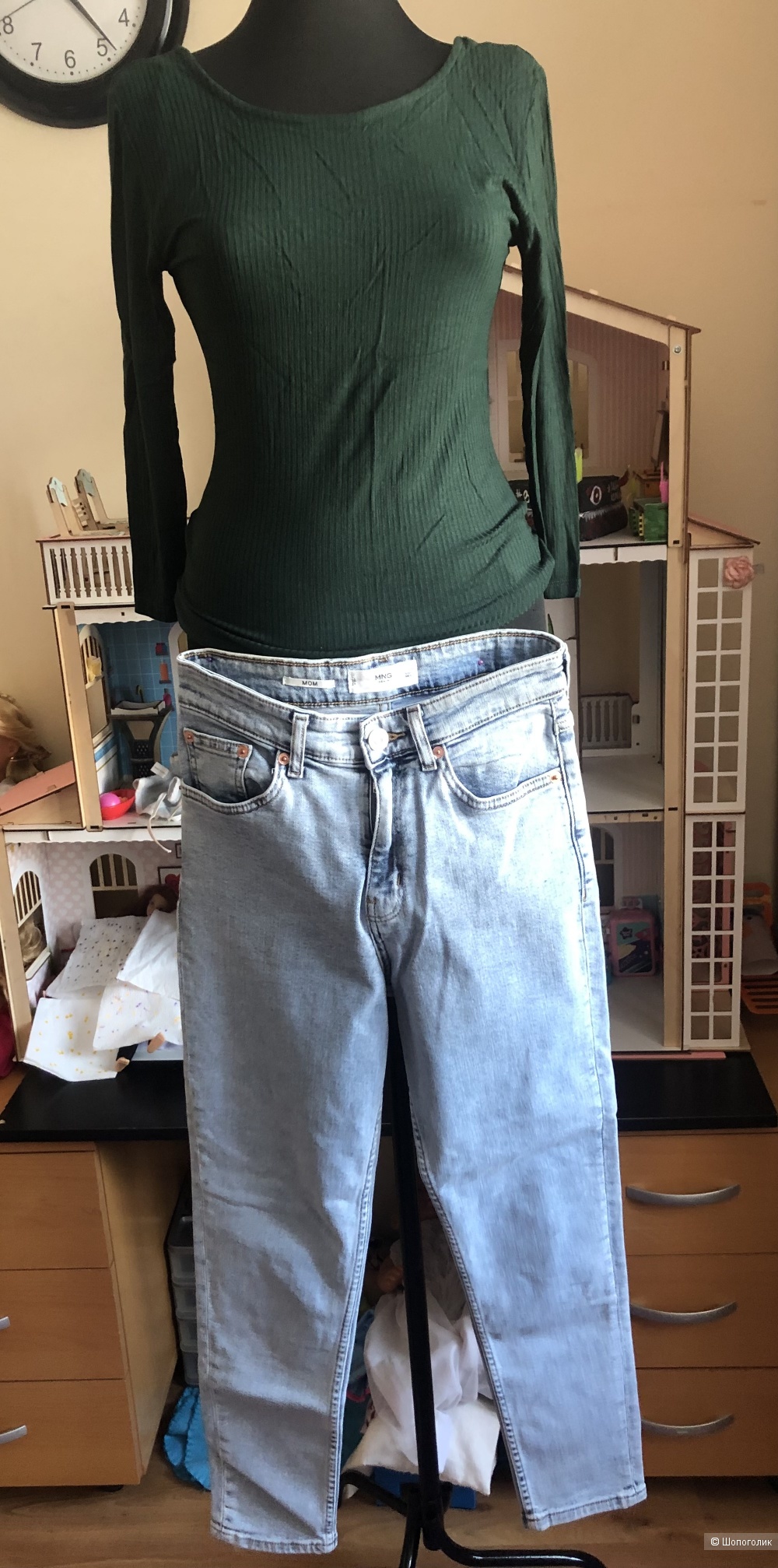Сет джинсы mango размер 34 и кофточка amisu 42/44