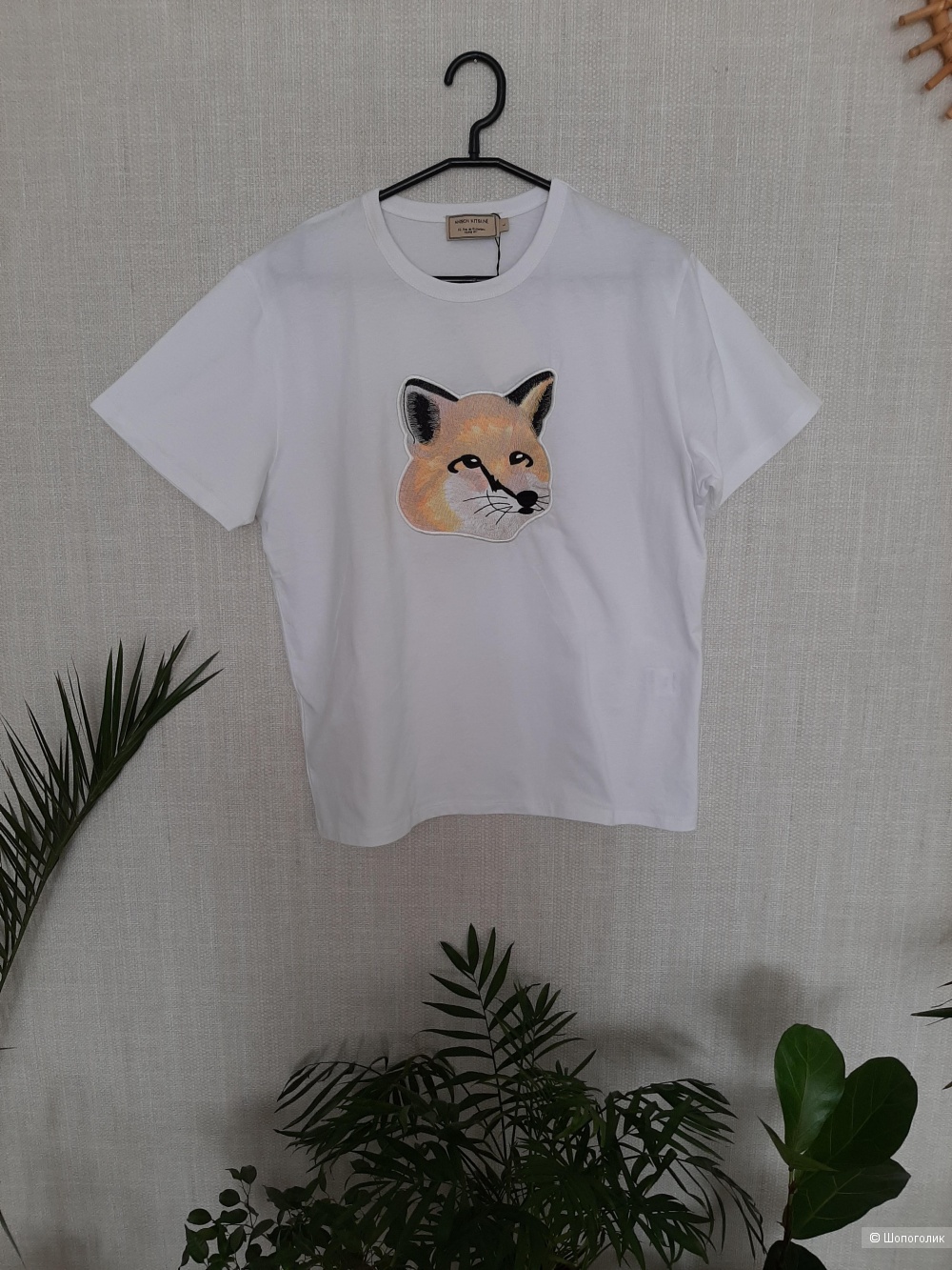 Новая футболка, Maison Kitsune, размер 46-48 рос.