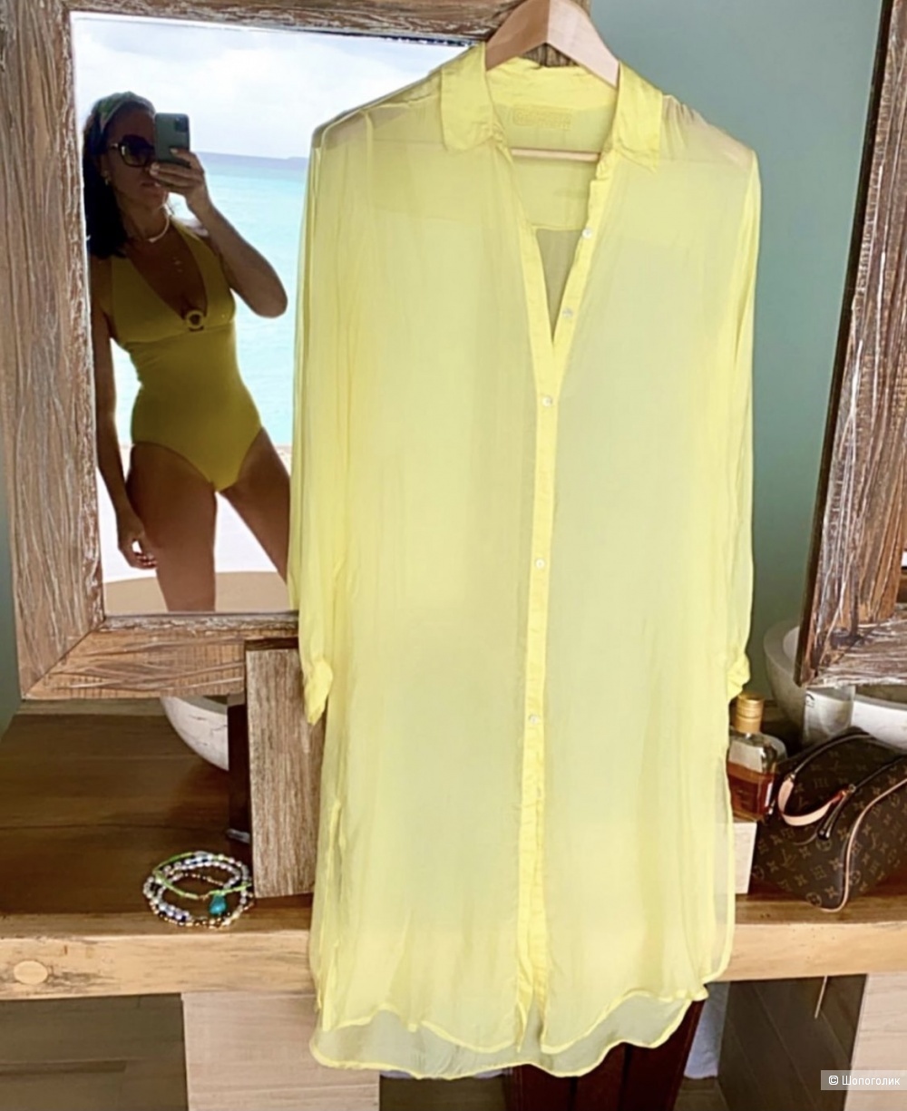 Платье рубашка шелк Maldives, 42-48
