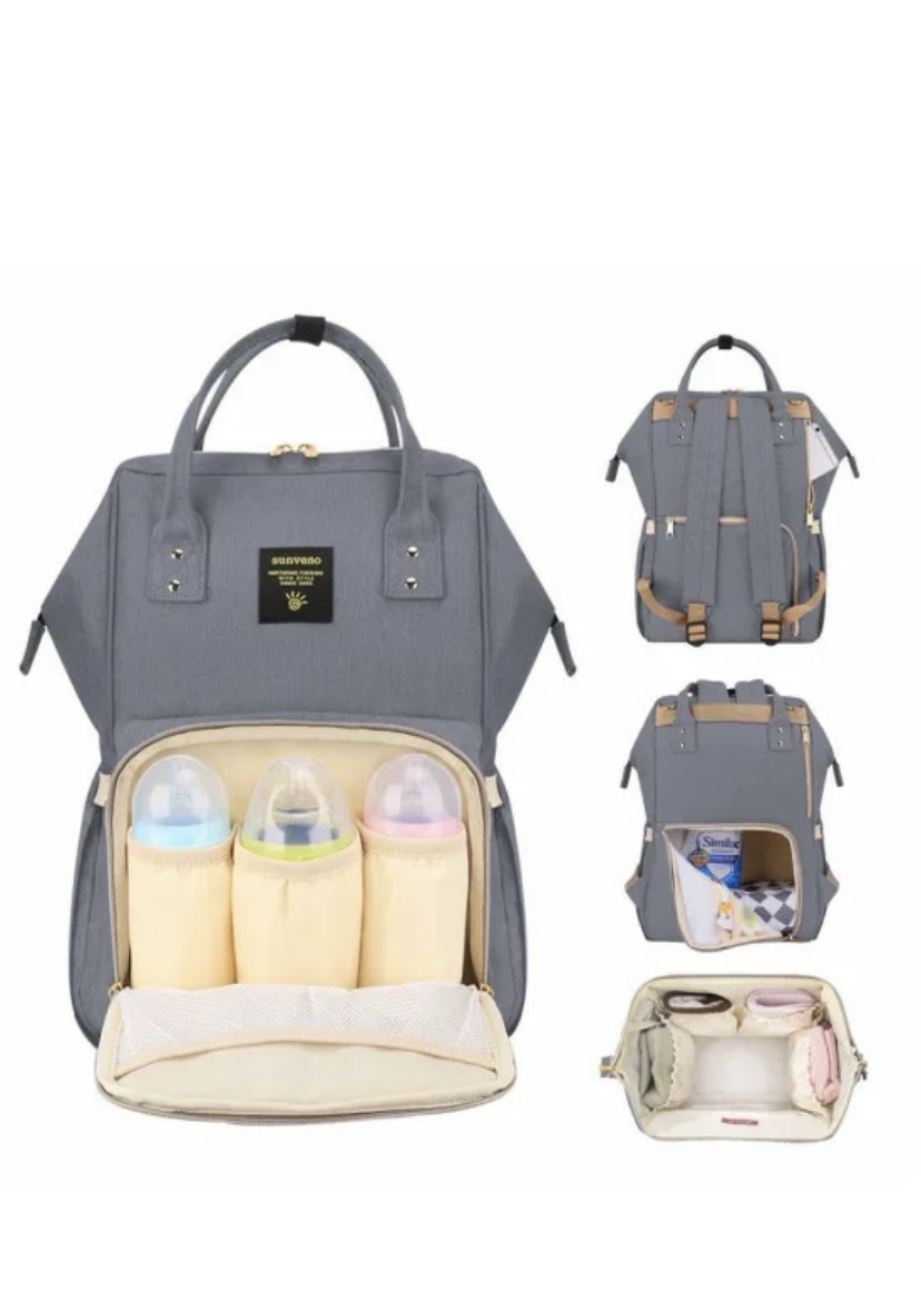 Сумка- рюкзак для мамы, one size