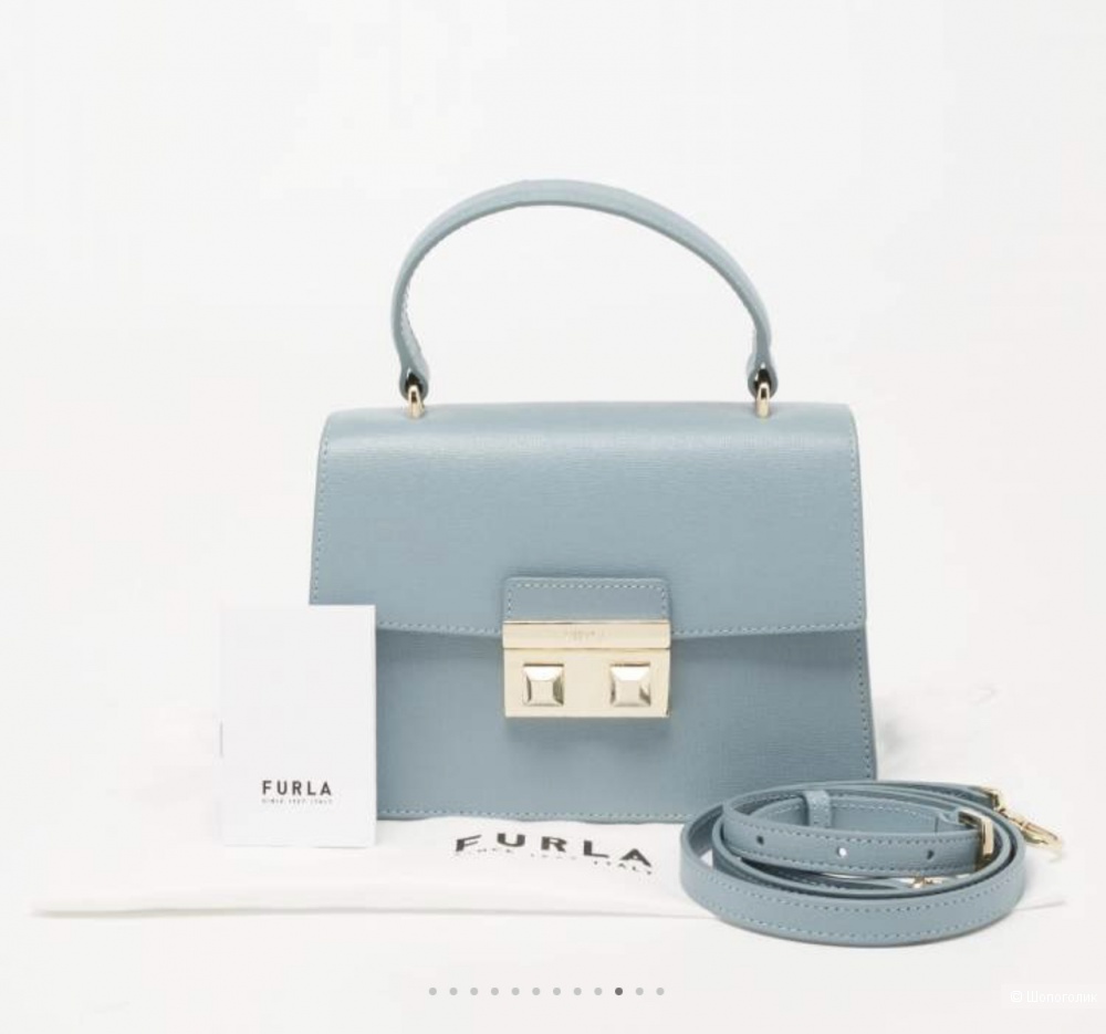 Сумка Furla Bella Top Handle Blue размер S