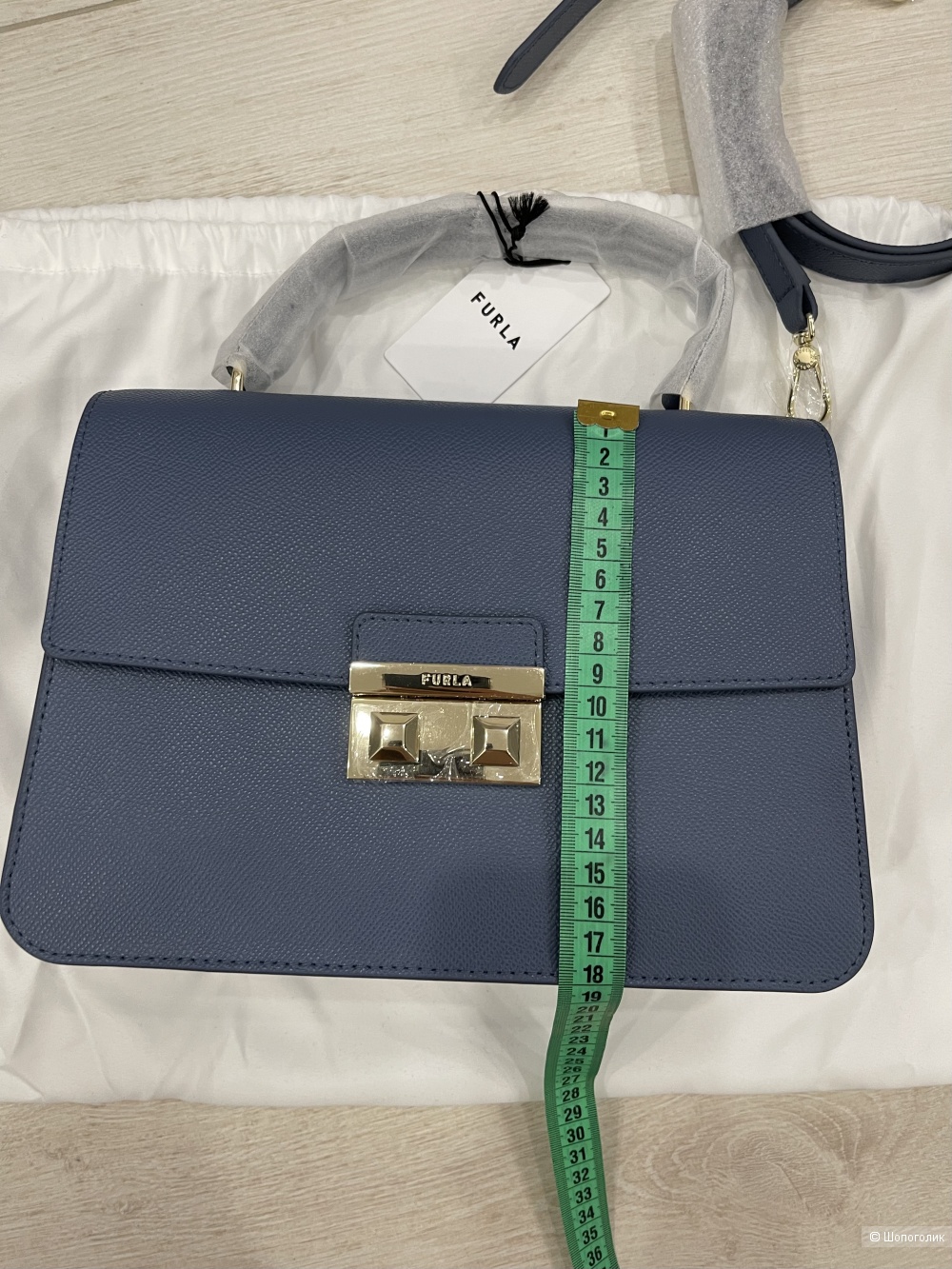 Сумка Furla Bella Top Handle Blue размер S