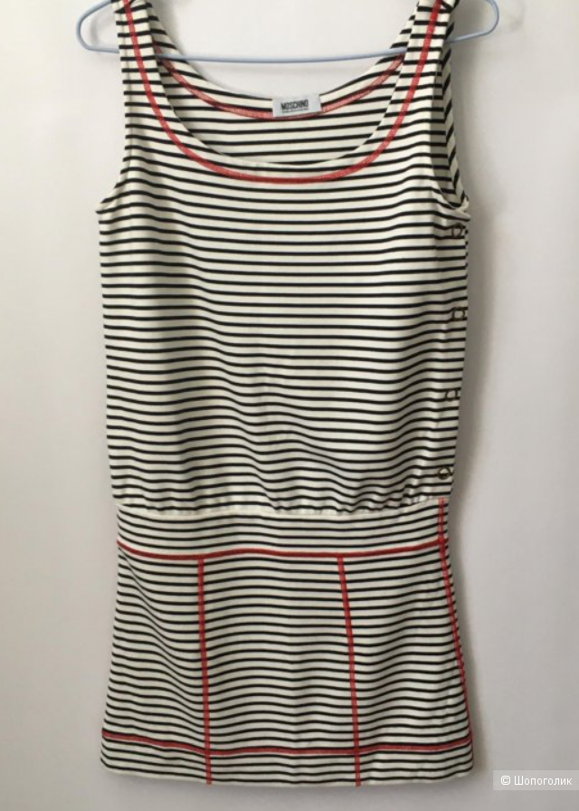 Moschino Cheap and Chic , платье в морском стиле, 36