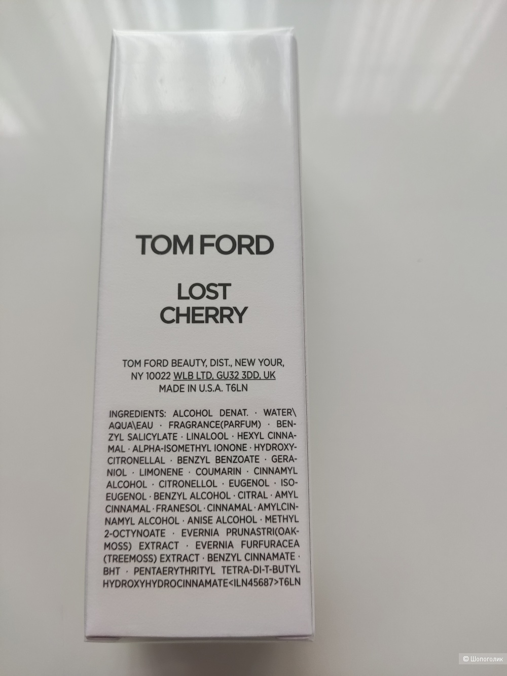 Парфюмированная вода Tom Ford lost cherry, 40 ml