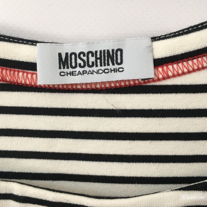 Moschino Cheap and Chic , платье в морском стиле, 36