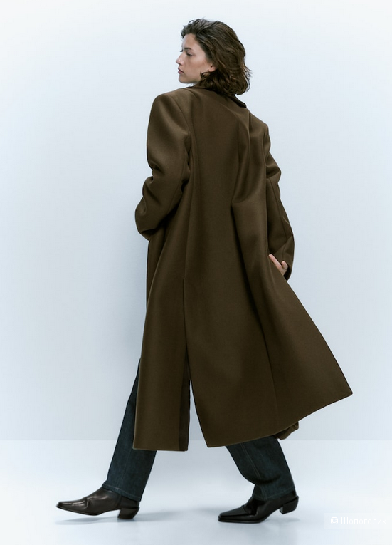 Пальто шерстяное Massimo Dutti L