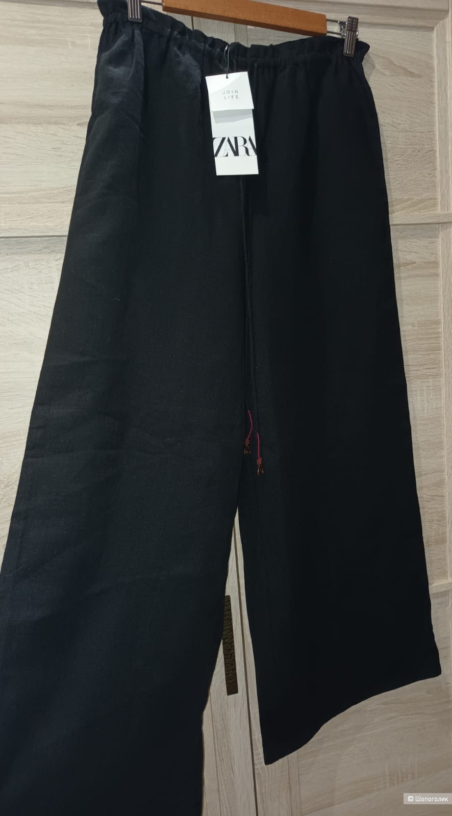 Льняные брюки Zara/S