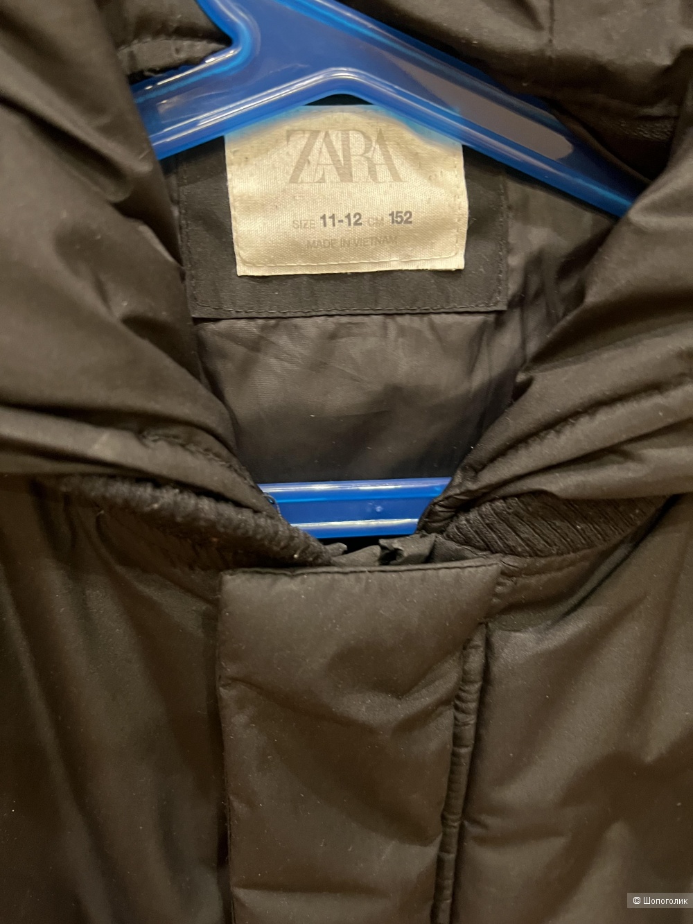 Зимнее пуховое пальто Zara 152 cm