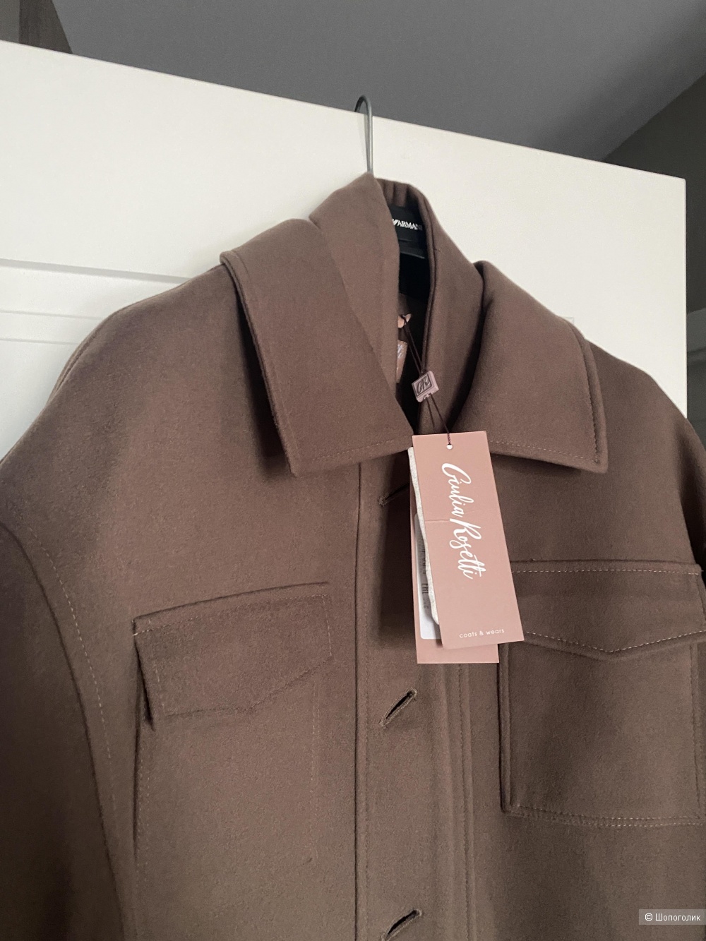 Шерстяное пальто Gulia Rossetti размер Л 48