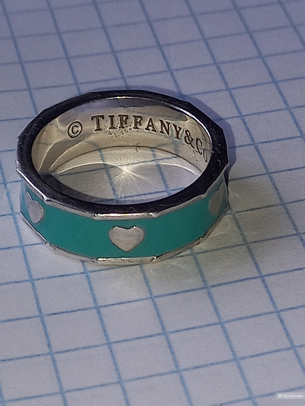 Кольцо Tiffany & Co.  размер 17.  реплика