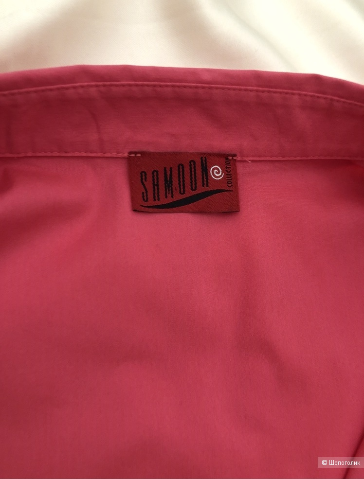 Хлопковая рубашка SAMOON размер L