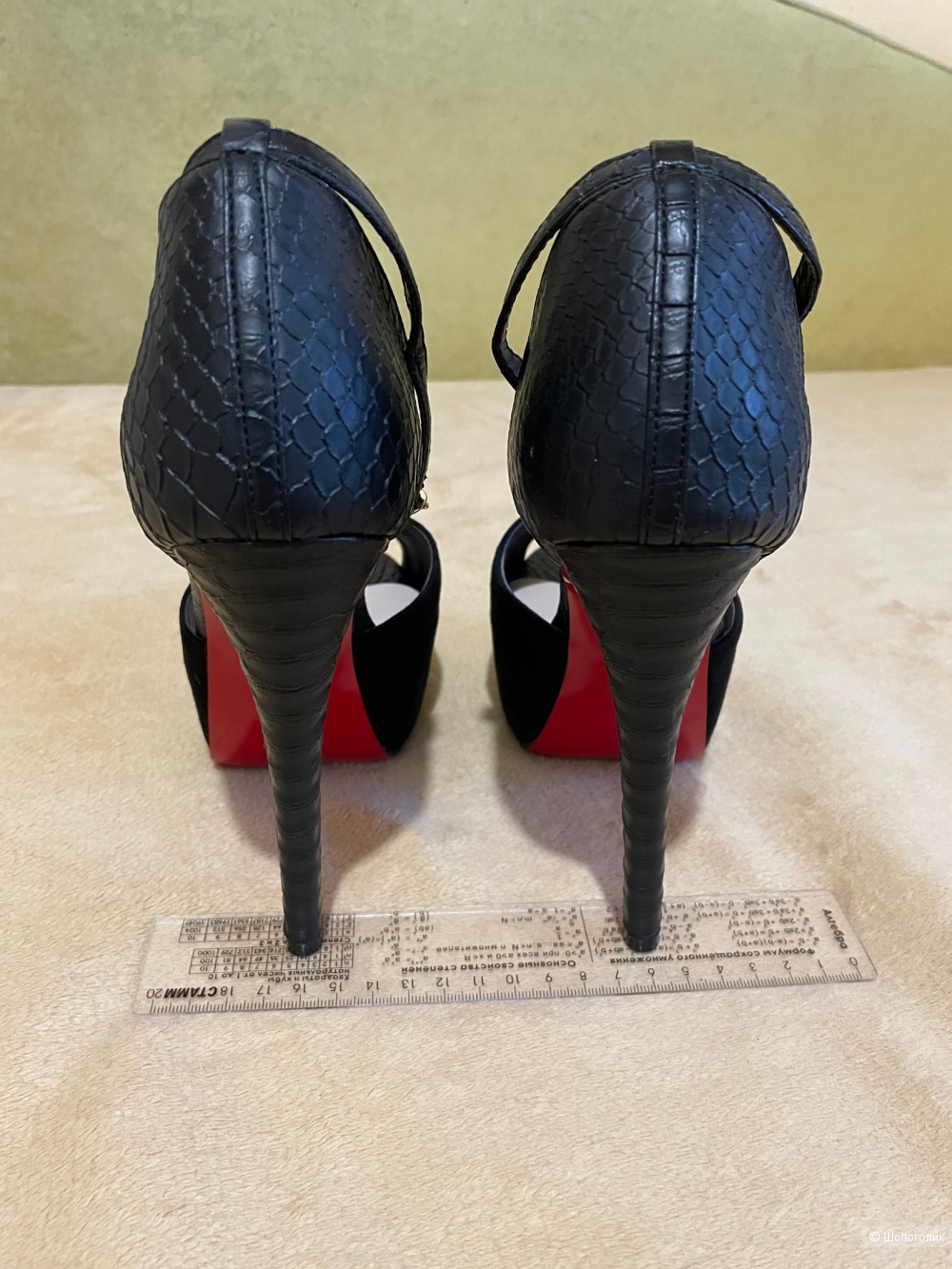 Туфли аля Christian Louboutin, размер 39,5