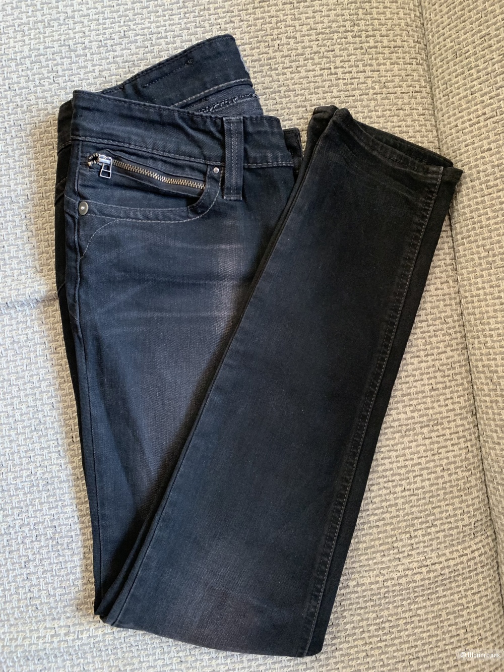 Джинсы Levi's Black Skinny Fit Low размер 28