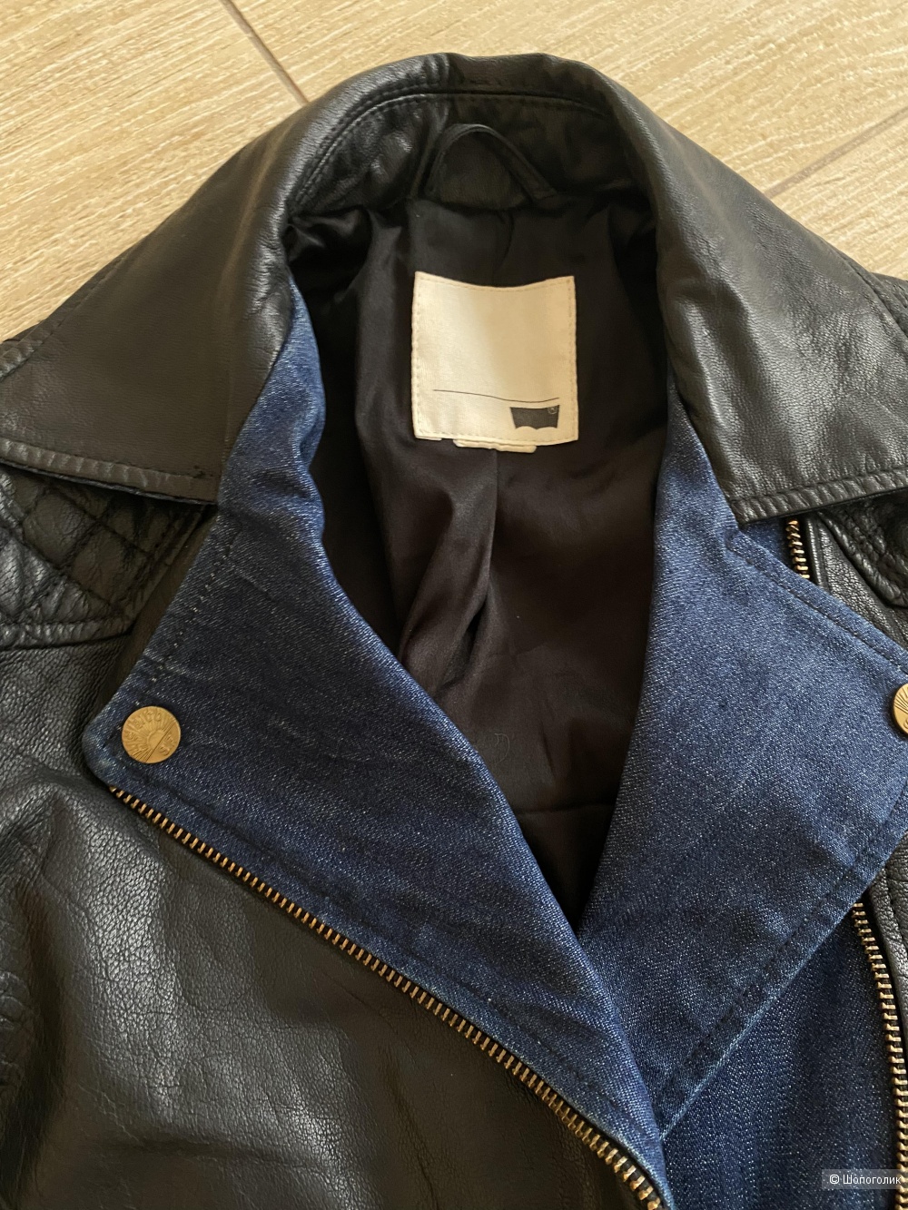 Куртка косуха кожаная Levi’s размер s
