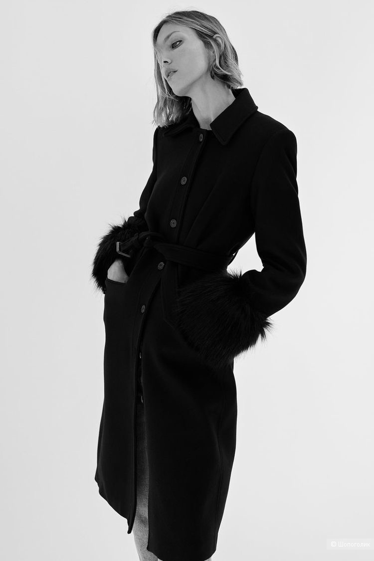 Шерстяное пальто Zara M