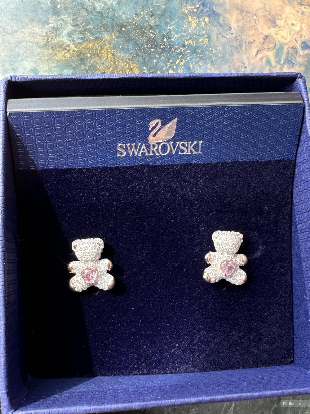 Серьги Swarovski Teddy.