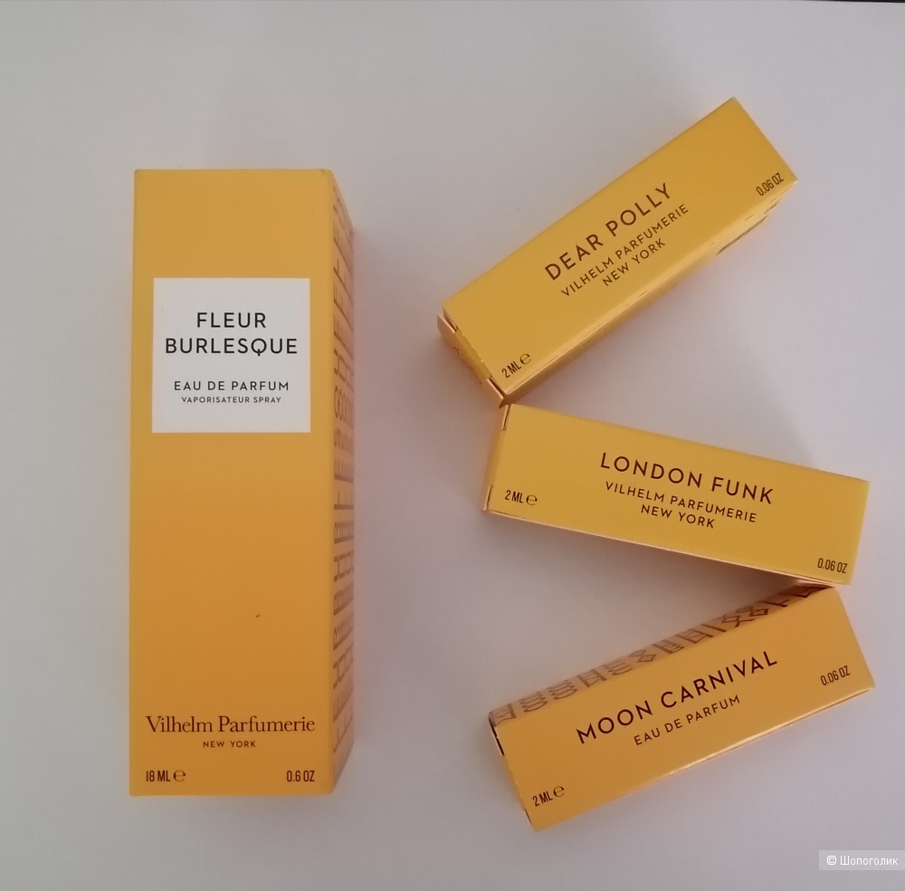 Набор парфюмов Vilhelm parfumerie, объем 18 мл +3*2 мл